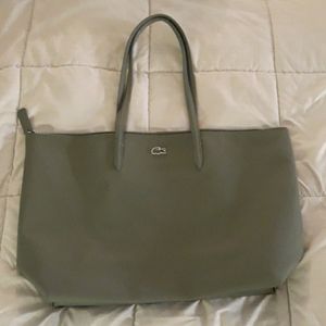 Green lacoste bag